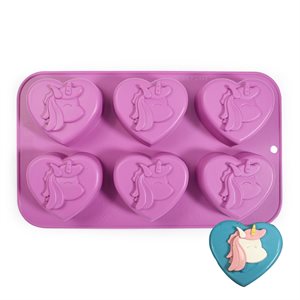 Unicorn Silicone Mold- 6 Cavity