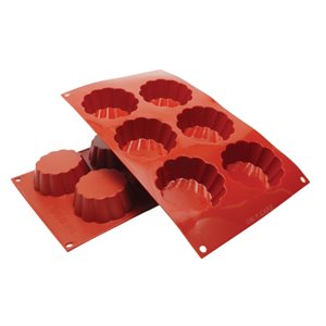 Brioche Silicone Baking Mold Flat 3.7 Ounce