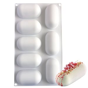 Pillow Cake Silicone Baking & Freezing Mold 2.7 oz.