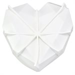 7" Large Diamond Smash Heart Silicone Baking & Freezing Mold