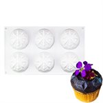 Gem Hemisphere Silicone Baking Mold 6 Cavity