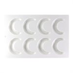 Geo Crescent Moon Silicone Baking Mold - 8 Cavity