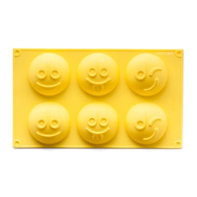 Happy Faces Emoji Silicone Novelty Bakeware