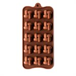 Braided Square Silicone Chocolate Mold