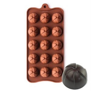 Wrapped Mound Silicone Chocolate Mold