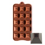 Pyramid Shape Silicone Chocolate Mold