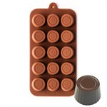 Peanut Butter Cup Silicone Chocolate Mold