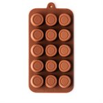 Peanut Butter Cup Silicone Chocolate Mold