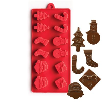 Christmas Assortment Silicone Chocolate Mold