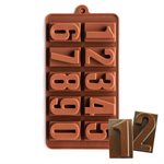 Number Silicone Chocolate Mold