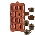 Tea Time Silicone Chocolate Mold