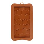 Hexagon Bar Silicone Chocolate Mold