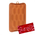 Long Tiled Silicone Chocolate Mold