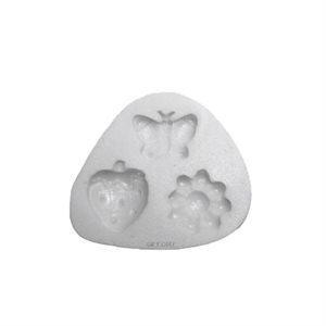 Butterfly, Strawberry and Flower Silicone Fondant Mold