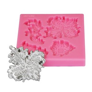 Floral Applique Lace Border Mold