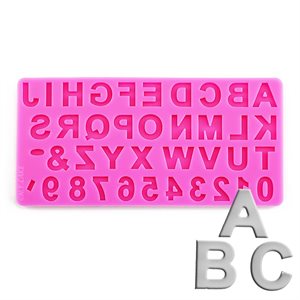 Uppercase Alphabet Silicone Fondant Mold