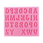 Groovy Letters Alphabet Silicone Mold