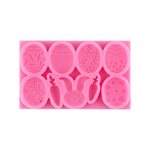 Easter Egg & Rabbit Silicone Fondant Mold