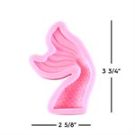 Wavy Mermaid Tail Silicone Mold