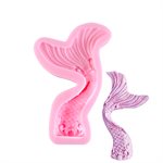 Long Wavy Mermaid Tail Silicone Mold