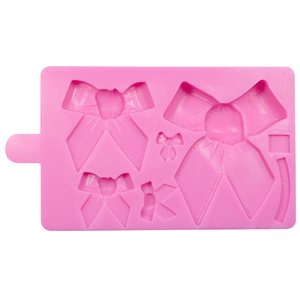 5 Cavity Bow Mold Silicone Fondant Mold