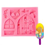 Medieval Doors and Windows Silicone Mold-5 Cavity