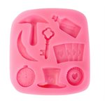 Alice In Wounderland Theme Silicone Mold-8 Cavity