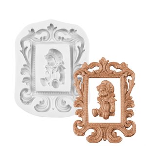 Ornate Picture Frame Silicone Mold