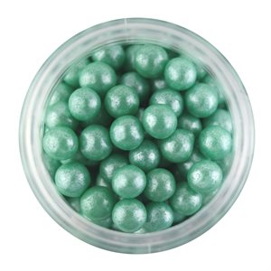 Pearlized Green Sugar Pearls 6mm