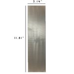 12" Stainless Steel Royal Icing / Buttercream Scraper Smoother