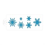 Frosty Snowflakes Stencil for Cakes, Cookies, Cupcakes, & Macarons