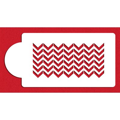 Chevron Cake Side Stencil