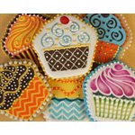 Cupcake Stencil & Cookie Cutter Set