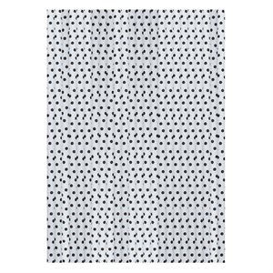 Black Dots on White Straws Pack of 24