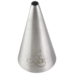 Pastry Tube Plain Round No. 800 by NY Cake