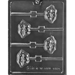 Luscious Lips Lollipop Chocolate Candy Mold