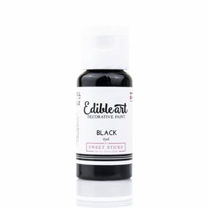 Black Edible Art Paint By Sweet Sticks