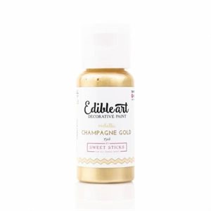 Metallic Champagne Gold Edible Art Paint By Sweet Sticks