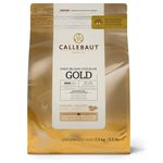 Gold Caramel Callets 30.4% By Callebaut 5.5 lb