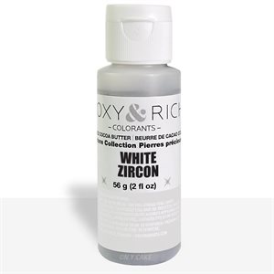 White Zircon Gemstone Cocoa Butter By Roxy Rich 2 Ounce