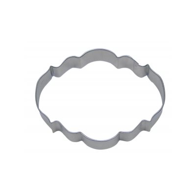 Elegant Plaque Cookie Cutter 4 1 / 4 Inch