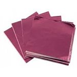 Pink Foil Square 4 Inch x 4 Inch