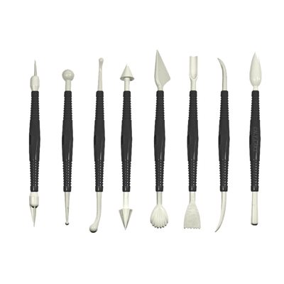 Fondant & Gumpaste Modeling Tool Set Black