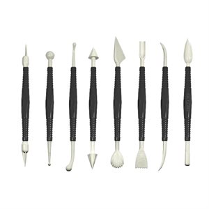 Fondant & Gumpaste Modeling Tool Set Black