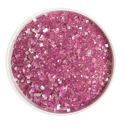 Fuchsia Glittery Sugar 3 Ounces