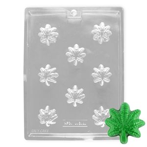 Marijuana Cannabis Leaf Chocolate Mold