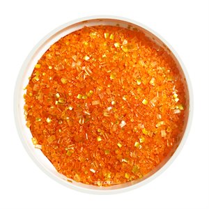 Orange & Gold Glittery Sugar 3 Ounces