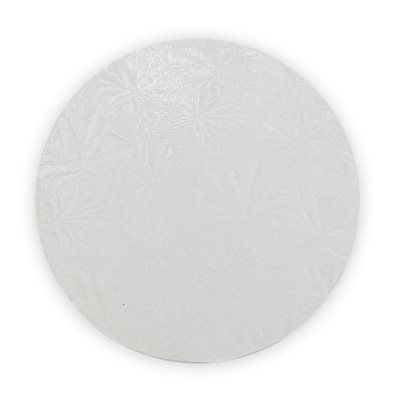 12 Inch Round White Cake Board 1 / 2 Inch Thick