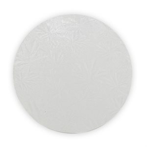 6 Inch Round White Cake Board 1 / 2 Inch Thick