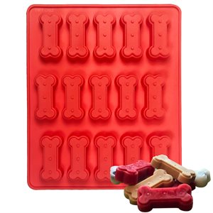 Silicone Baking Mold-Bone Shape 15 Cavity